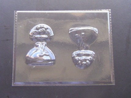 276sp Raspberry Turnover Large Chocolate Candy Mold 276sp Raspberry Turnover Large Chocolate Candy Mold
